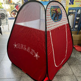 چادر بازی کودک مدل فنری تاشو طرح اسپایدرمن ( مردعنکبوتی ) رنگ قرمز توری دوزی شده کد6