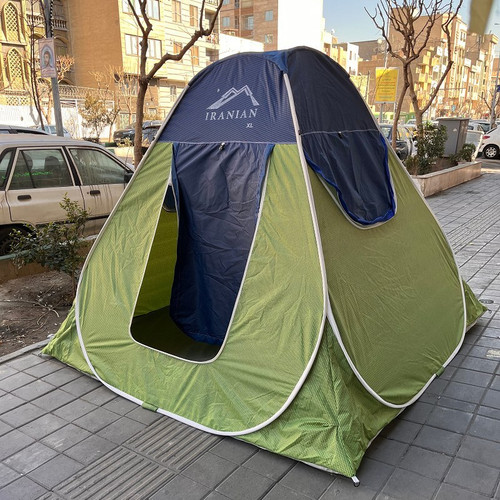 چادر مسافرتی 8 نفره فنری مدل برنو ارتفاع بلند مناسب پراید تیبا ساینا کوییک پژو کد 3