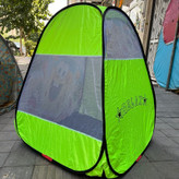 چادر بازی کودک مدل فنری تاشو طرح باب اسفنجی و پاتریک با درب زیپی جنس شمعی کد3