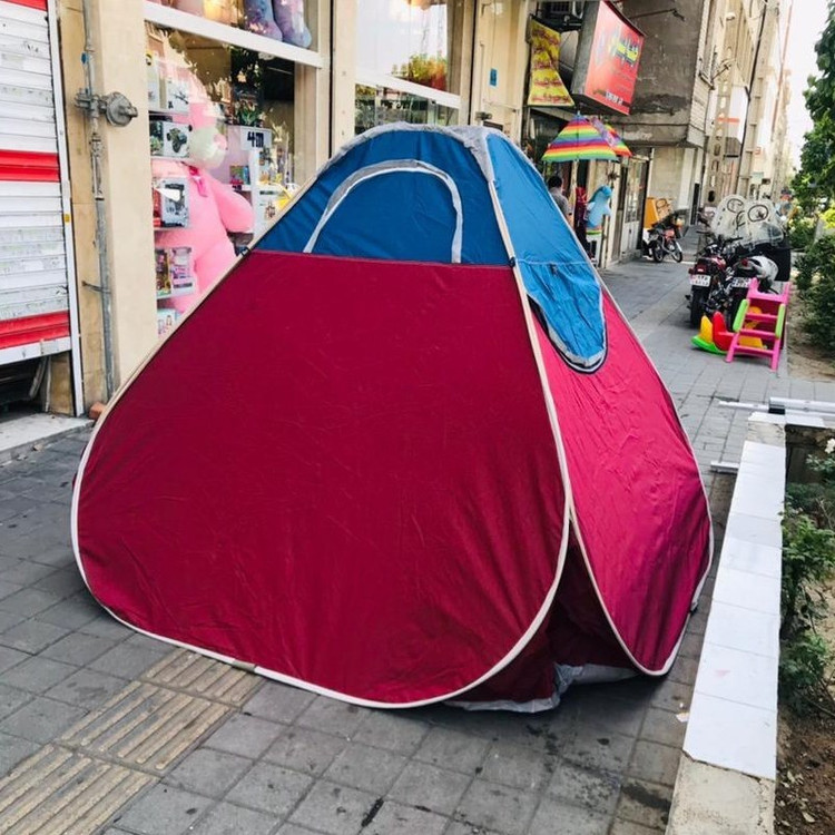 چادر مسافرتی 12 نفره سایز 9 متری با ارتفاع بلند درجه یک خانواده