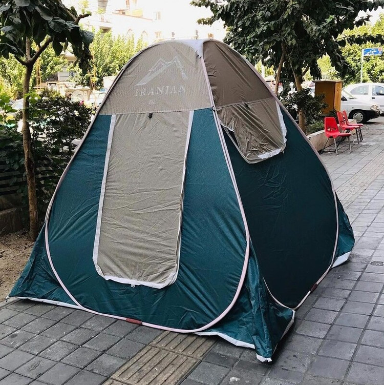 چادر مسافرتی 12 نفره سایز 9 متری با ارتفاع بلند درجه یک خانواده