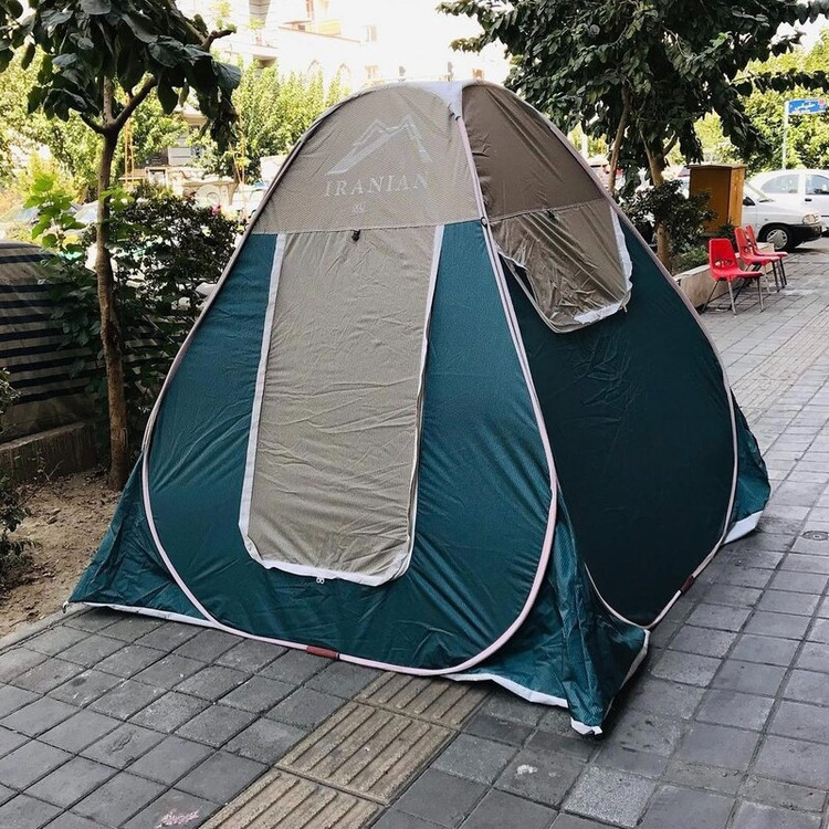 چادر مسافرتی طبیعت گردی سایز 8 نفره مدل برنو کف ضخیم