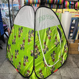 چادر بازی کودک مدل فنری طرح بن تن سایز 2 نفره با پنجره زیپی مناسب هدیه و کادو و سیسمونی کد1