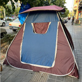 چادر مسافرتی 8نفره فنری سفری تاشو کف ضخیم ریپس ضداب و افتاب درجه یک کد1