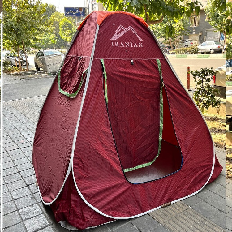 چادر مسافرتی 6 نفره فنری با جنس برنو دارای سه پنجره و ارتفاع بلند و باکیفیت کد 4