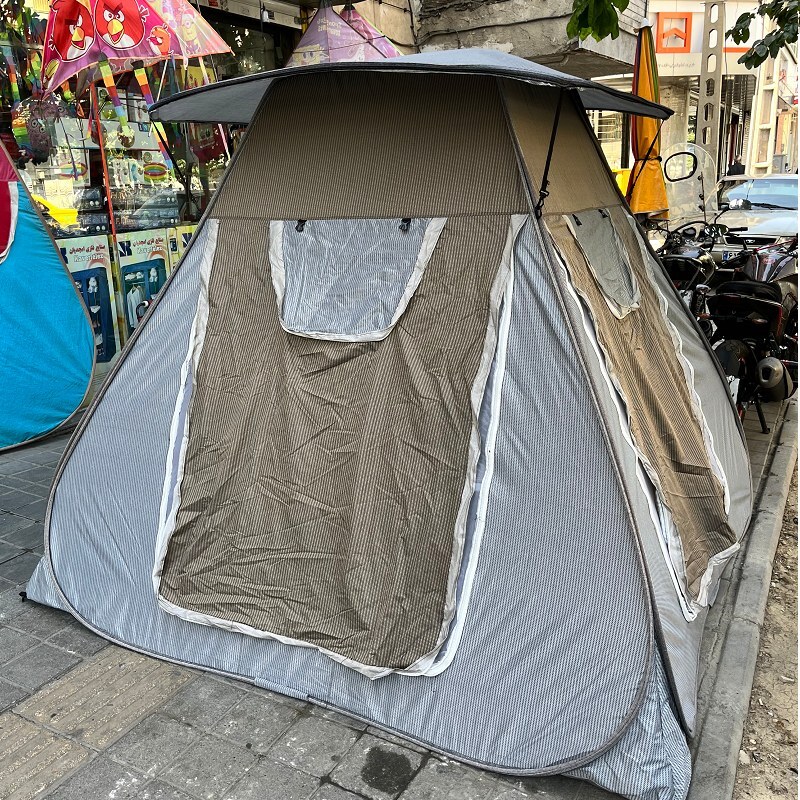 چادر مسافرتی 8 نفره ریپس با سایبان و سه حالت مختلف سایبان چهار درب کیف کفش کد10