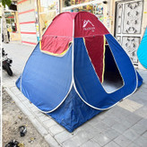 چادر مسافرتی 12 نفره مدل فنری تاشو کف ضخیم سفری ماشین صندلی موتور خودرو کد58