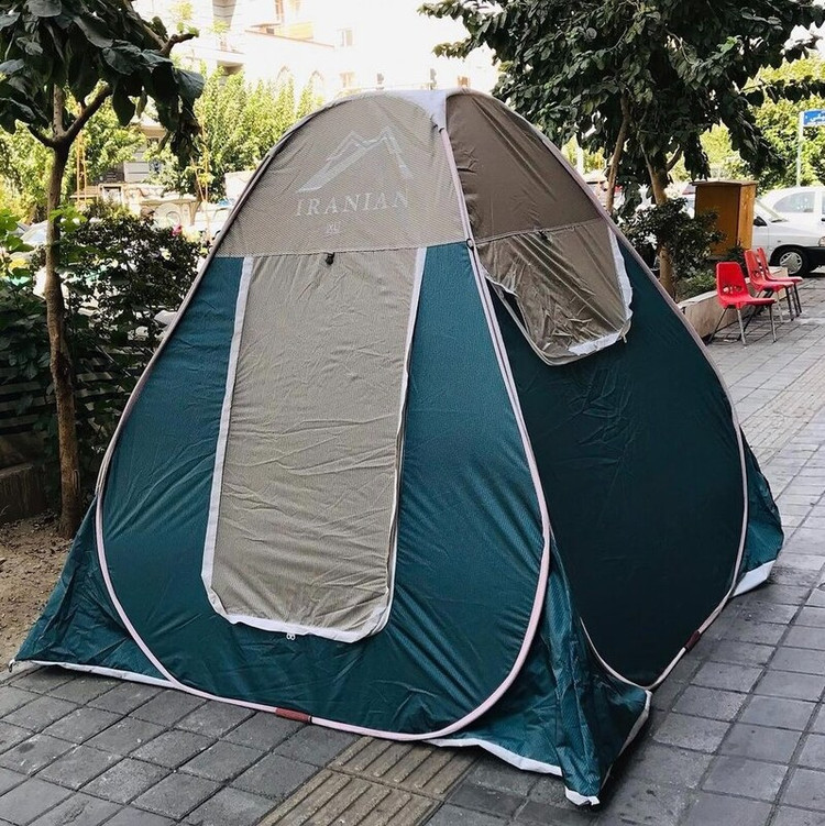 چادر مسافرتی8نفره فنری مدل برنو سفارشی کیفیت بالا دوخت زیبا و رنگبندی کد C32