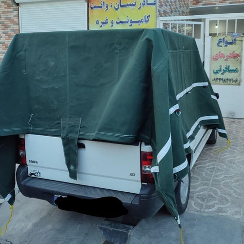 چادر وانت پراید اتاق توری ارتفاع بلند اندازه 3 و نیم در 4 نیم مجموع 16 متری