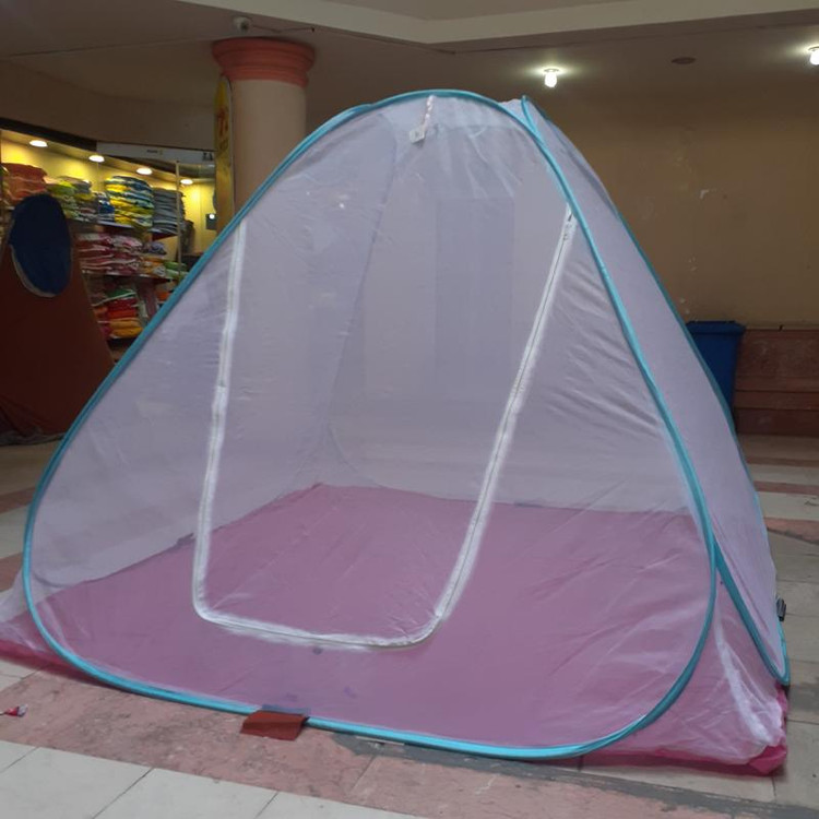 پشه بندمسافرتی 8نفره تورحریرریزبافت کف ضدتعریق
