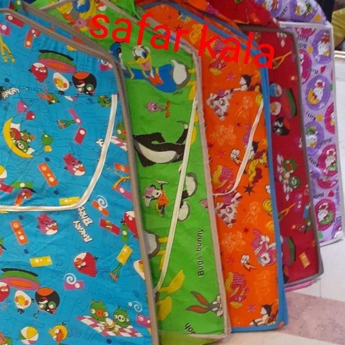 چادربازی فنری نوجوان( مدل کلبه ای پونی)پارچه ای رنگ نارنجی