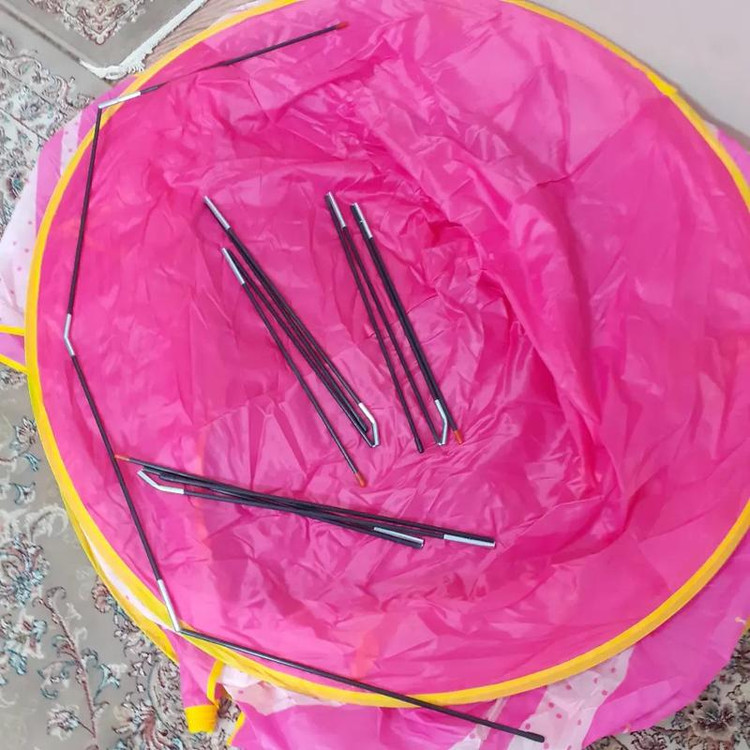 چادربازی کودک ونوجوان مدل قصر صورتی دخترانه