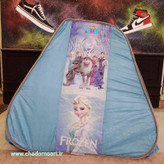 چادربازی فنری کودک ونوجوانان انمیشن طرح فروزن frozen رنگ آبی