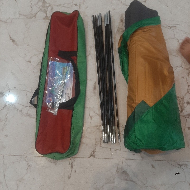 چادر مسافرتی عصایی یا میله ای 8 نفره