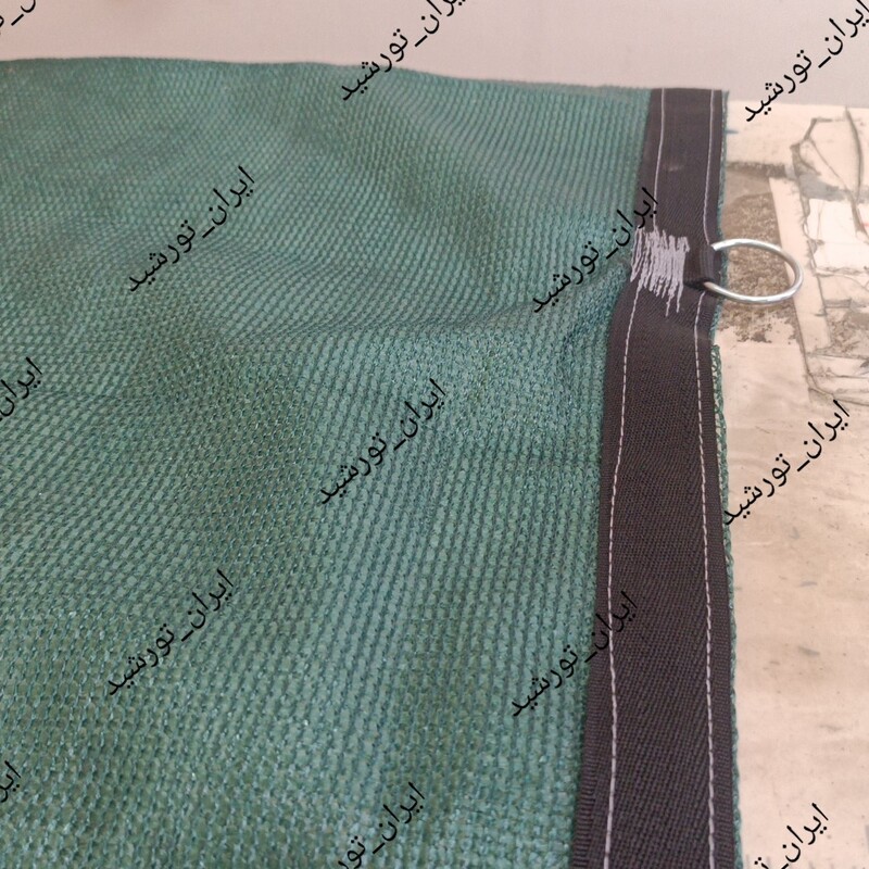 تور شید سایبان گلخانه 80 درصد (ابعاد 10در 6) دوردوزی شده و حلقه دار