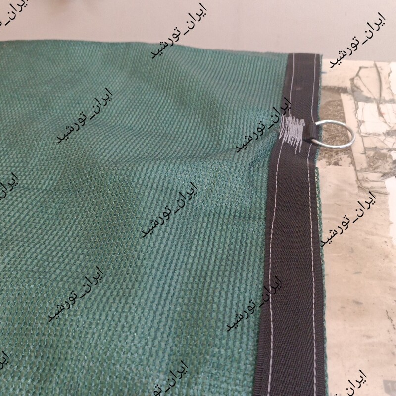 شید سایبان 80 درصد ضد آفتاب (ابعاد 4 در 4) دور دوزی شده و حلقه دار