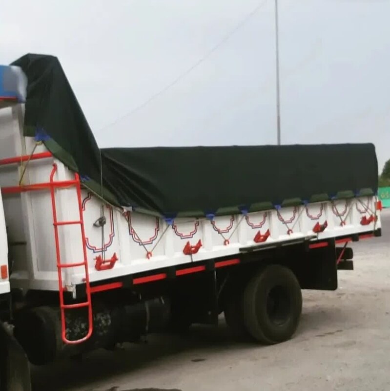 چادر روباری ایسوزو الوند خاور 6تن سایز 4.5 در 6.5 جنس گلشن پاکستان
