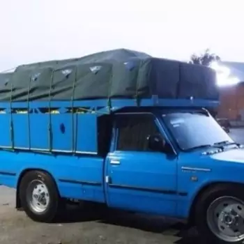 چادر نیسان 3در 4 جنس برزنت 9 لایه گلشن