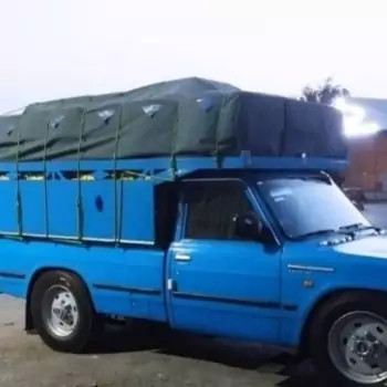 چادر نیسان 3در 4 جنس برزنت 9 لایه گلشن