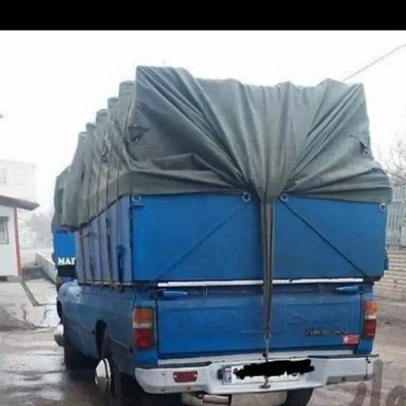چادر نیسان 3در 4 جنس برزنت 9 لایه گلشن