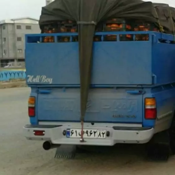 چادر نیسان 3در 4 جنس برزنت 9 لایه گلشن
