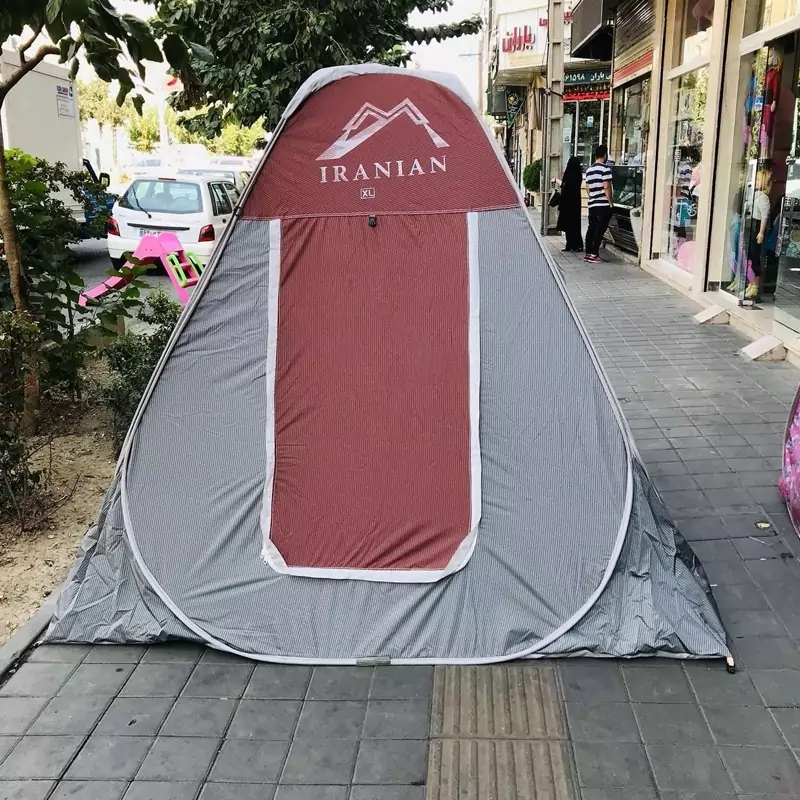چادر مسافرتی 12 نفره کف ضخیم جنس برنو درجه یک فنری کد B