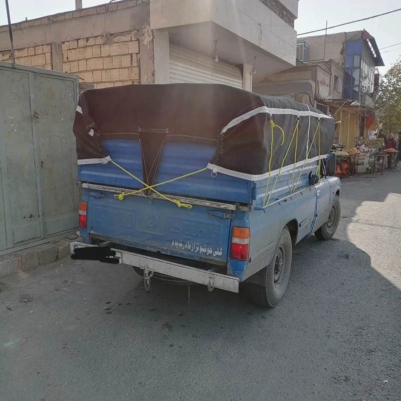 چادر نیسان برزنتی 3 در 4 پنبه ای3لا 6لا ضدآب وانت، خاور، کامیون