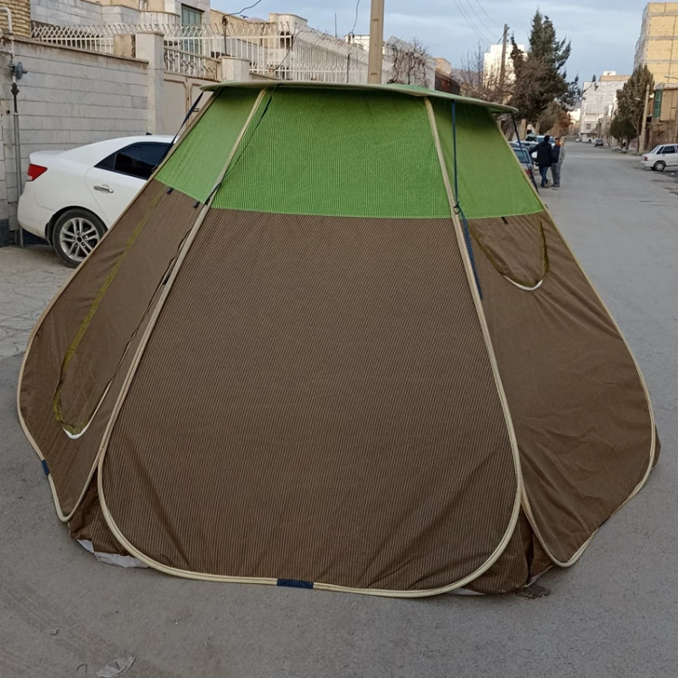 چادر مسافرتی فنری 6ضلعی