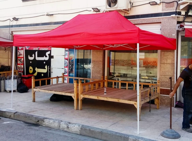 سایبان آکاردئونی (پس کرایه)