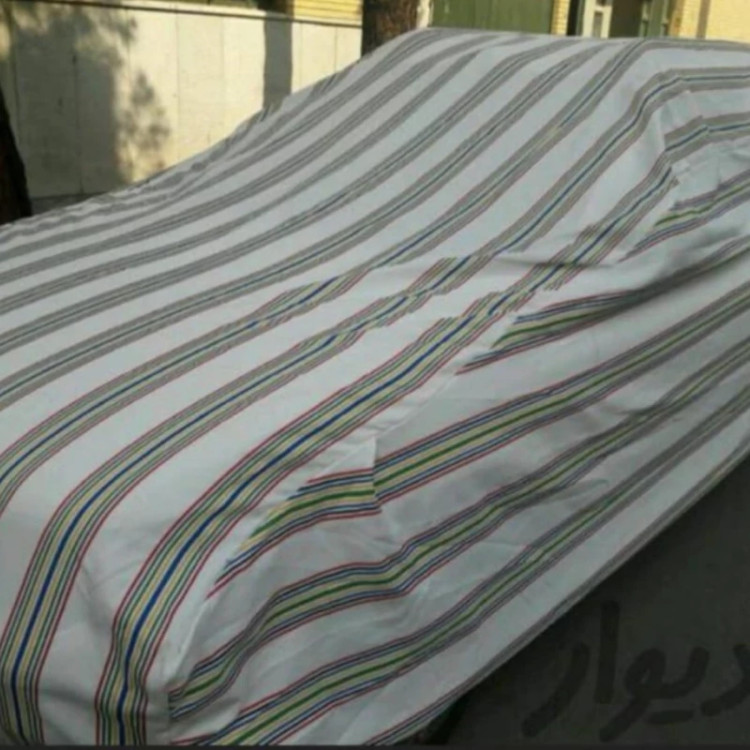 چادر پنبه ای ضخیم پشت کرک تابستانه وبرای مناطق گرمسیروافتاب سوزناک سایز(M)مختص ماشینهای ساینا تیبا کوئیک پراید