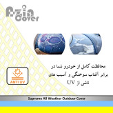 چادر خودرو آذین کاور مدل AZC0XXL مناسب برای سوزوکی کیزاشی