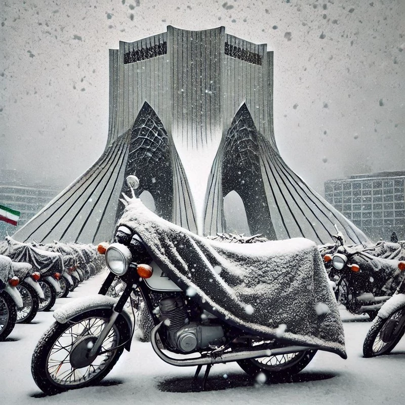 چادر موتور سیکلت ساکا مدل شمعی مناسب برای آیروکس