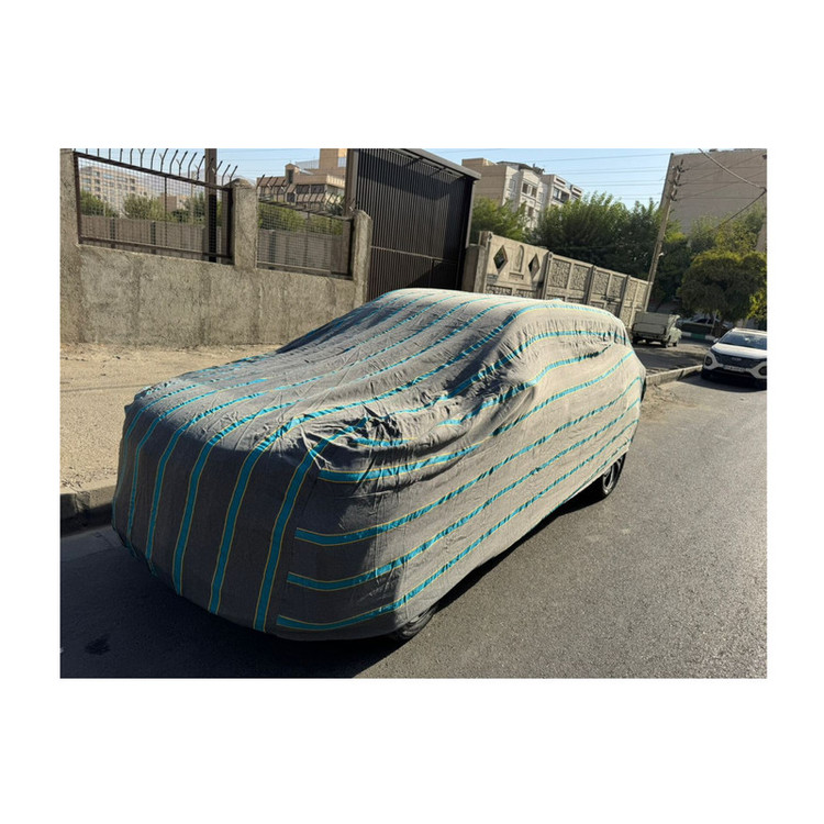 چادر خودرو مدل نخی پنبه ای داخل کرک کد the best سایز بزرگ (L) مناسب برای پژو پارس