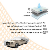چادر خودرو سوزن طلا روکش مدل SSZ00HIL مناسب برای هایلوکس