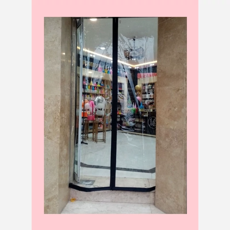 پرده مگنتی پلاستیکی 120 در 300 سانت (ضمانتی ) مدل جدید آهنربا یکسره درب پلاستیکی آهنربایی طلقی درب مگنتی آهنربادار