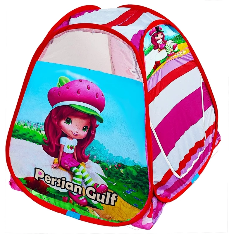 چادر بازی مدل توت فرنگی جدید سایز 2 NEW-color  (سایز 100 سانتی کودک )