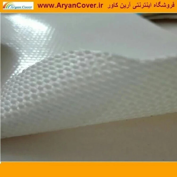 پارچه برزنت کانتینری عرض 2 متر درجه یک ضد آب رنگ سفید روشن وزن بالا