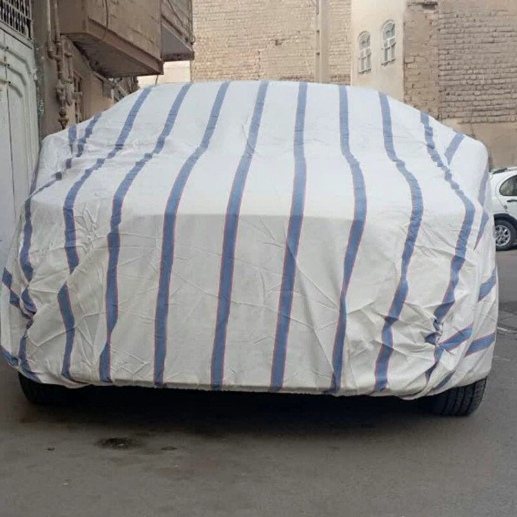 چادر پنبه ای شاهین دنا ضخیم سنگین دارای جابند مخفی و جابند وسط زیر خودرو