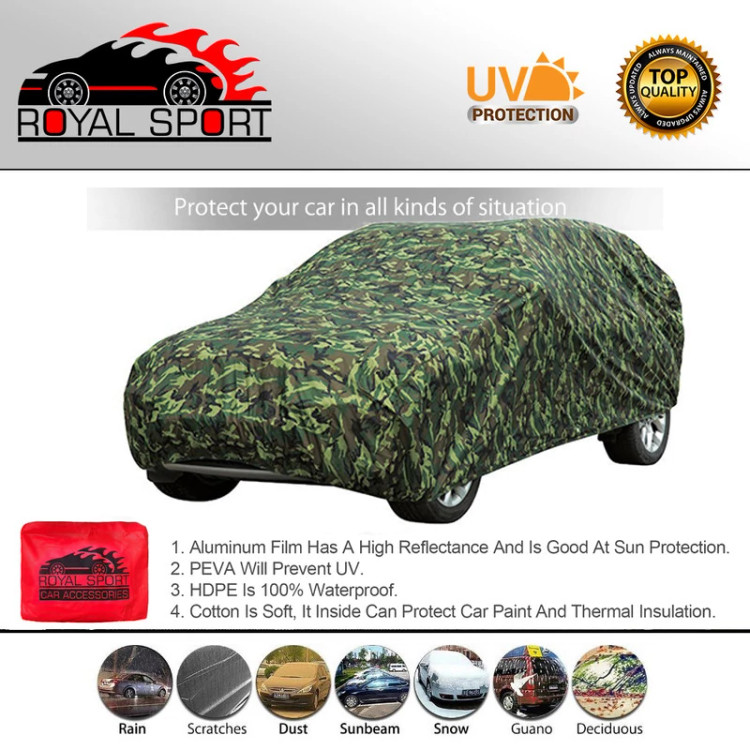 چادر خودرو رویال اسپرت مدل چریکی مناسب برای سمند سورن پلاس