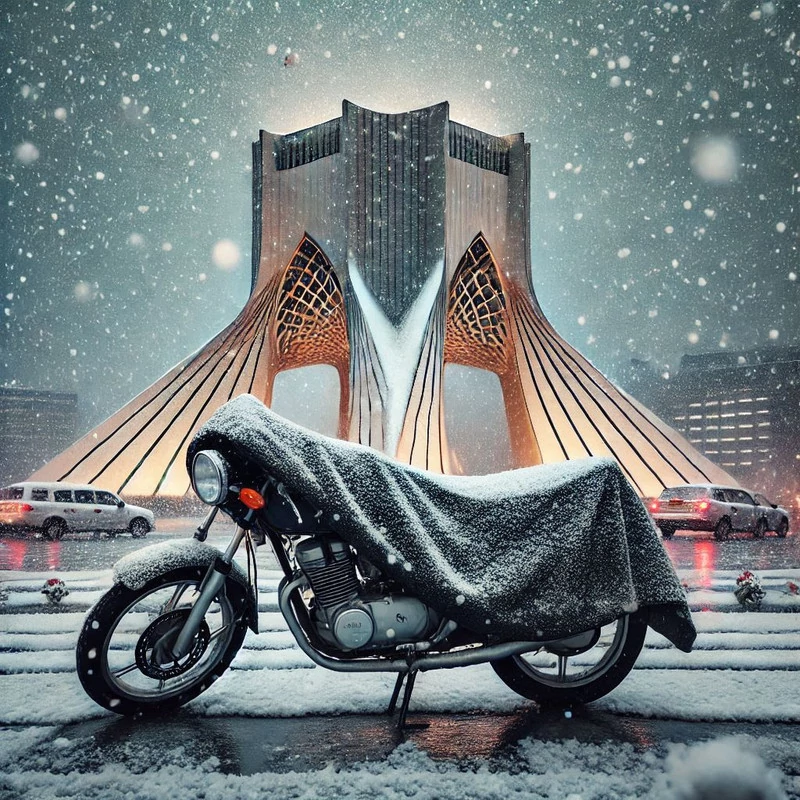 چادر موتور سیکلت رویال اسپرت مدل شمعی مناسب برای موتور سیکلت هوندا PCX