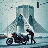 چادر موتور سیکلت رویال اسپرت مدل ضدآب مناسب برای کاوازاکی Versys X-300