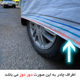 چادر خودرو مدل دور دوخت شده مناسب برای پژو 2008