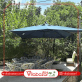 سایبان چتری پایه کنار مربع 4 در 4 متر (فلزی) (هزینه ارسال با مشتری گرامی به صورت پس کرایه)