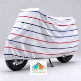 چادر موتور سیکلت ایساتیس مدل نخی داخل پنبه ( مقاوم به آفتاب و ضد خش ) مناسب موتور سیکلت CLICK 150 آیروکس وسپا لاکی واری
