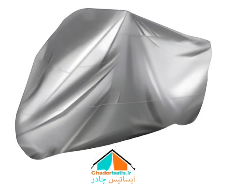 چادر موتور سیکلت ایساتیس طرح تفلون ( ضدآب چهار فصل و مقاوم به آفتاب) مناسب انواع موتور سیکلت سنگین