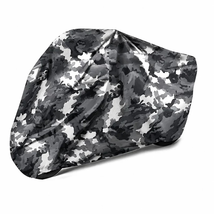 کاور موتور سیکلت ایساتیس طرح چریکی ( ارتشی یا پلنگی )(چهار فصل ، ضد آب و مقاوم به آفتاب) مناسب