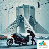 کاور موتور سیکلت ایساتیس طرح چریکی ( ارتشی یا پلنگی )(چهار فصل ، ضد آب و مقاوم به آفتاب) مناسب موتور سیکلت Zontes Z2 20