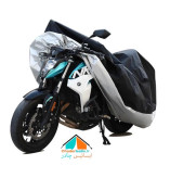 چادر موتور سیکلت ایساتیس مدل سیلور (جنس شمعی یا پشت نقره) مناسب موتور سیکلت کبیر طرح کلیک Click UP 170i