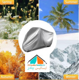 چادر موتور سیکلت ایساتیس مدل سیلور (جنس شمعی یا پشت نقره) مناسب موتور سیکلت طرح کلیک