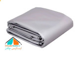 چادر موتور سیکلت ایساتیس مدل سیلور (جنس شمعی یا پشت نقره) مناسب موتور سیکلت لاکی SYM 185
